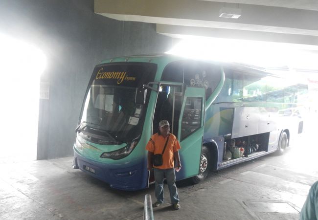 ペナン島からクアラルンプールまでバスで移動