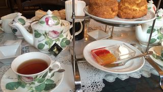 イギリスの田舎風カフェ