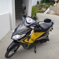 バイクはレセプションで頼むと10分ぐらいで持ってきてくれます