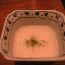 とろろ　薄味です