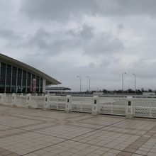 那覇空港の展望デッキ