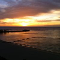 ホテルから見た海辺