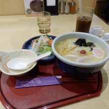 塩ラーメンの野菜セット