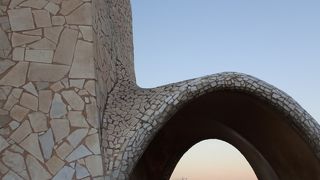 屋上からの夕日が素敵