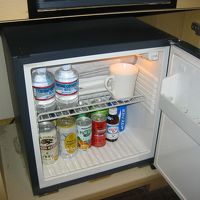 冷蔵庫には飲み物が入っていた。