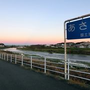 散歩に自転車に最適、桜、カワセミ、富士山も楽しめる