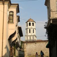 ホステル前の道