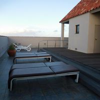 屋上にスターダストテラスがあり寝ながら星空を楽しめる。