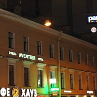 ホテルの夜景です