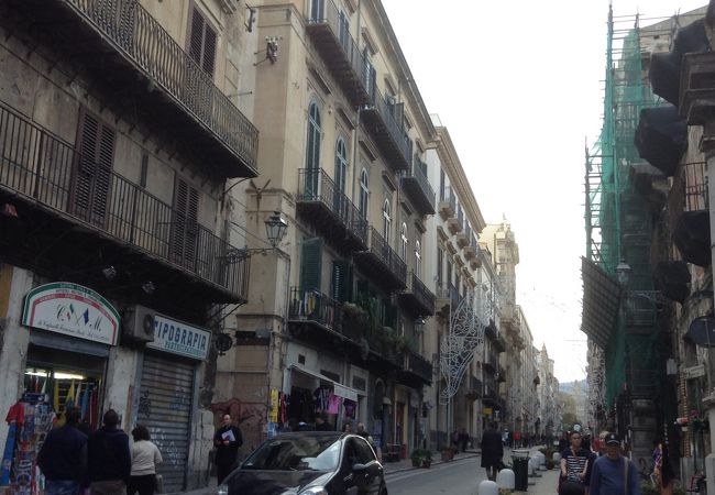 車椅子で歩きました