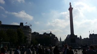 ナショナルギャラリーの前です。