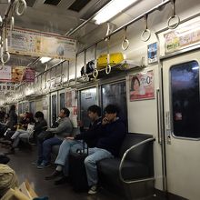 堺を関空側に過ぎると空いてきます