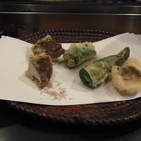 椎茸、万願寺、鱧