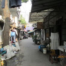 一画貧民街が残っています。