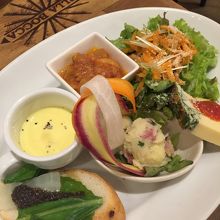 前菜がボリューミー