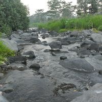 リゾートの敷地内には、川や綺麗な庭が在り、いい散歩コースです