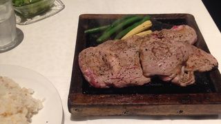 溶岩でいただきます。