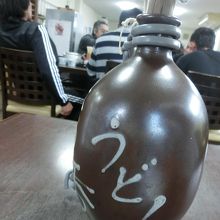 出汁が入っている徳利