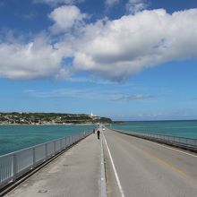 海の上を走っているよう（その通りですが）