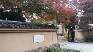 世田谷の自然豊かな住宅街にある美術館