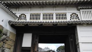 場内最大の門は黒漆・金具付き華頭窓があり桃山時代の雰囲気があります