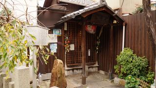 白川の近くにある静かな場所