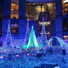 カレッタ汐留　カレッタイルミネーション
