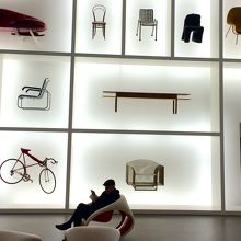 工業製品の展示