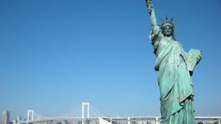 プチ自由の女神です