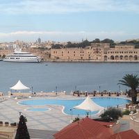 バルコニーからの景色は素敵でした。