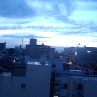 遠く宍道湖の夕焼けは綺麗♪