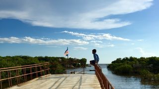 湖とは思えない大きさ