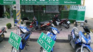 カンチャナブリーのレンタルバイク