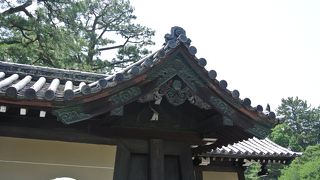 御所の鬼門の魔よけ