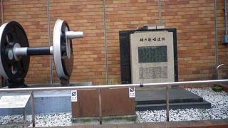 場所はゆりかもめの乗り場前