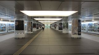 広い通路がミュージアムになります