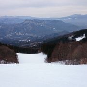 コースはまずまずだが雪質はイマイチ