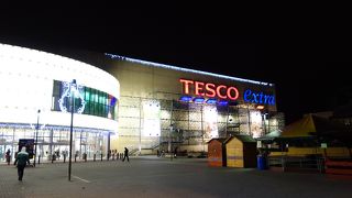 プラハの大型スーパー