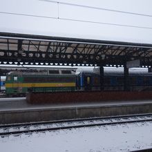 プラハ本駅プラットホーム