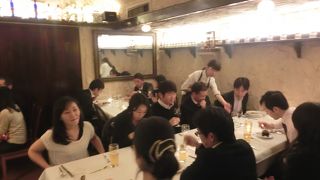 ロシア料理、ワインもうまかった、狭苦しいのがマイナス