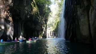 ボートに乗ってマイナスイオン