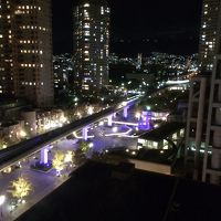 山側の逆夜景