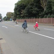 休みの日は親子でサイクリング