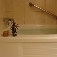 シャワーの出し方がわからなかった