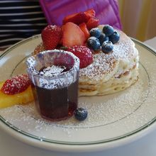 パンケーキもフワッフワでハワイにも負けてない