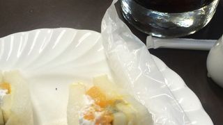 老舗の喫茶店、サイフォンコーヒー。