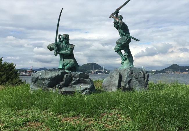 観光寸劇 ｢武蔵 小次郎 海中の決闘 ～巌流島～｣