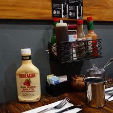 テーブルの基本セットはこんな感じ