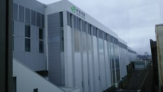 新幹線木古内駅が側にできている