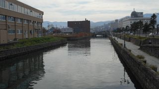 昔のままの運河幅